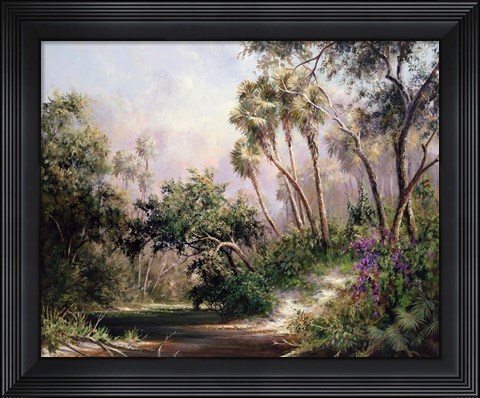 Framed Myakka River Scene Print