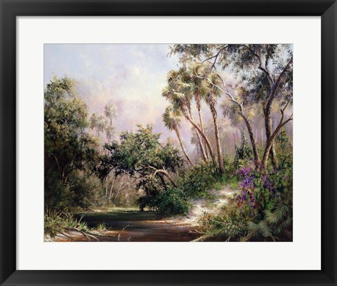 Framed Myakka River Scene Print