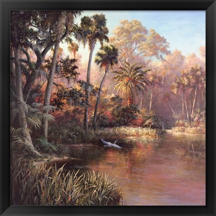 Framed Myakka Sunset Print