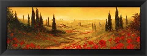 Framed Toscano Panel II Print