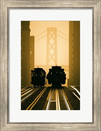 Framed Cable Cars, San Francisco Print