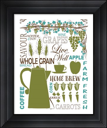 Framed Culinary Love 2 (color) Print