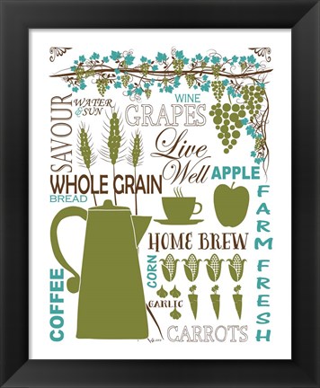 Framed Culinary Love 2 (color) Print
