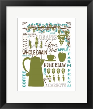 Framed Culinary Love 2 (color) Print