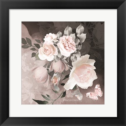 Framed Noir Roses IV Print