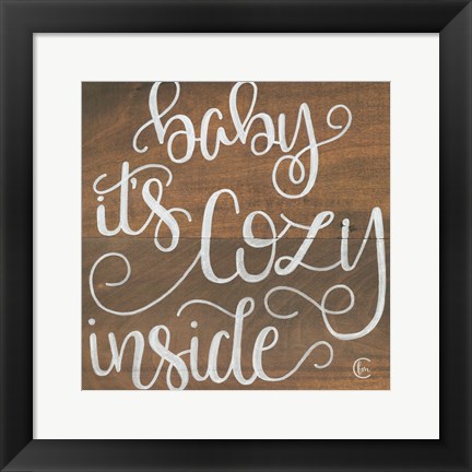 Framed Cozy Inside Print