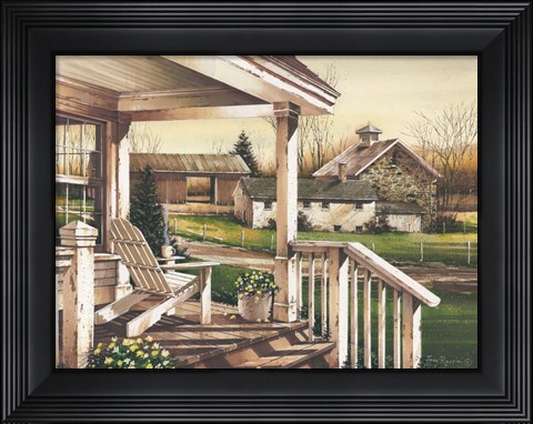 Framed Long Days End Print