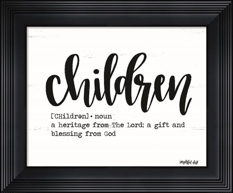 Framed Children Print