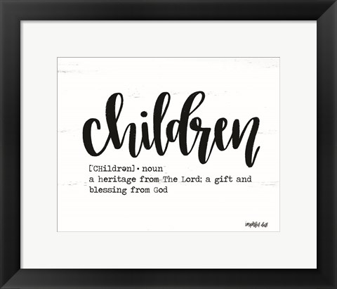 Framed Children Print