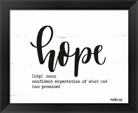 Framed Hope Print