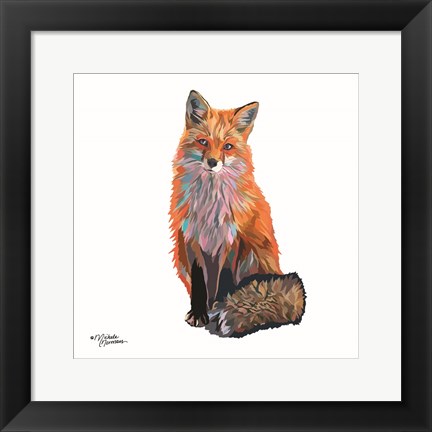 Framed Fox Print