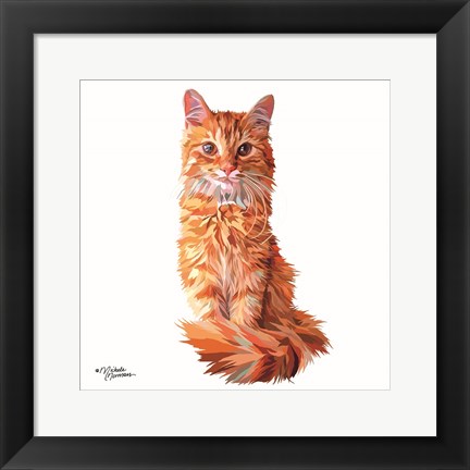 Framed Cat Print