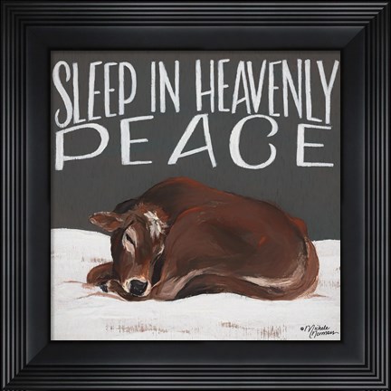 Framed Sleep in Heavenly Peace Print
