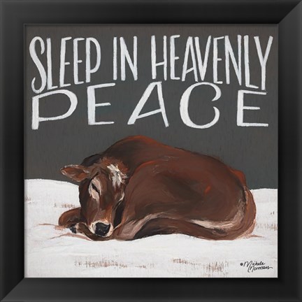 Framed Sleep in Heavenly Peace Print