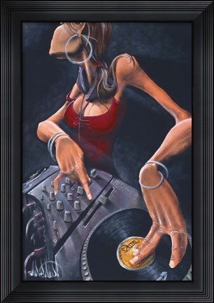 Framed DJ Jewel Print