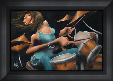 Framed Lola Beats Print