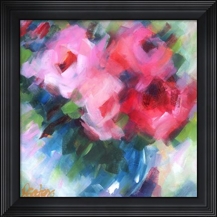 Framed Big Pinks Print