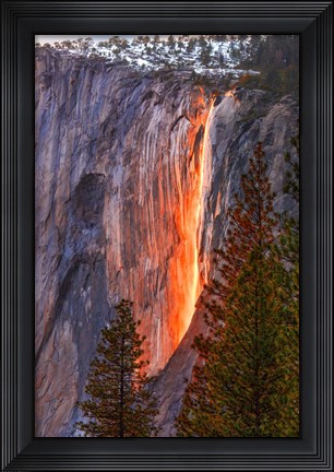 Framed Horsetail Fall Print