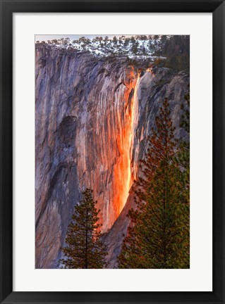 Framed Horsetail Fall Print