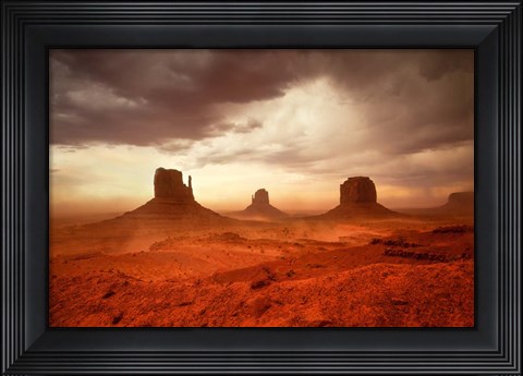Framed Monsoon Sandstorm Print