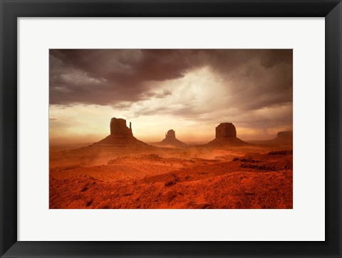 Framed Monsoon Sandstorm Print