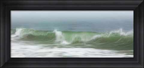 Framed Surfside Beach in Fog Print