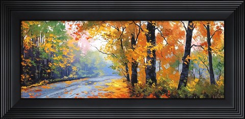 Framed Autumn Backlight Print