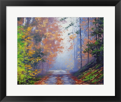 Framed Autumn Forest Print