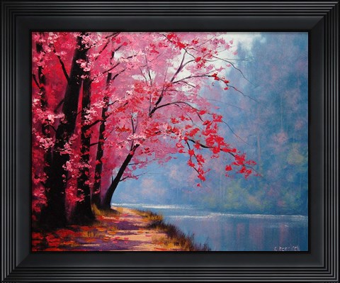 Framed River Bend Print