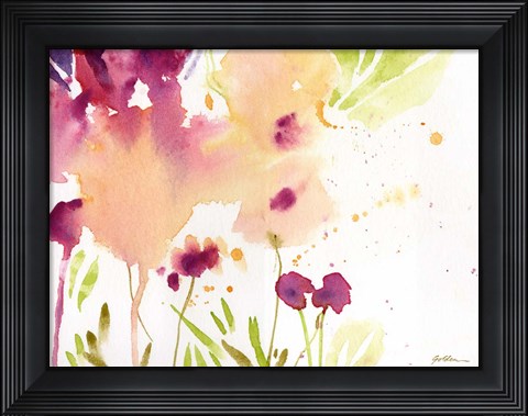 Framed Maroon Print