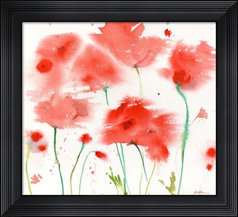 Framed Poppy Reds Print