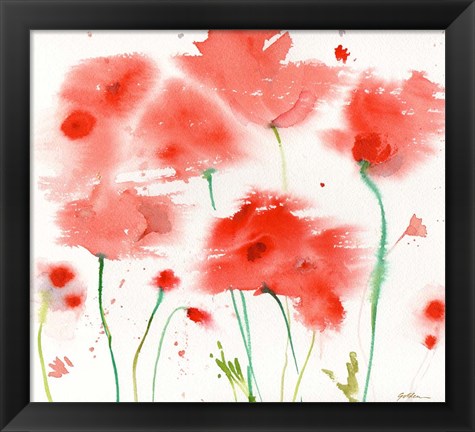 Framed Poppy Reds Print