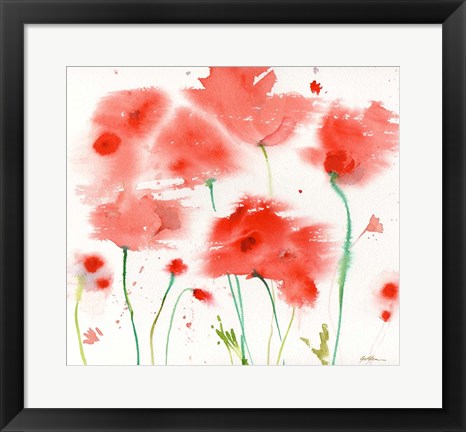 Framed Poppy Reds Print