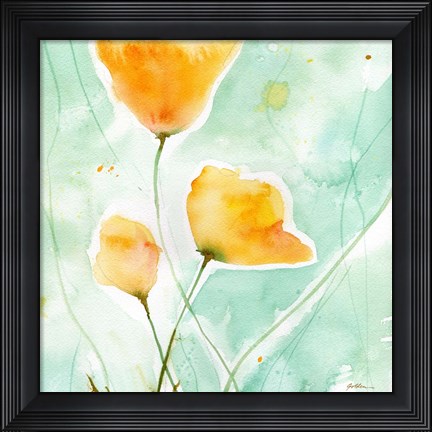 Framed Precious Poppies Print