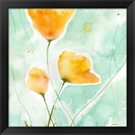 Framed Precious Poppies Print