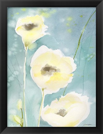 Framed Teal Tones Print