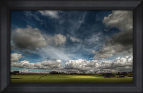 Framed Love Clouds Print
