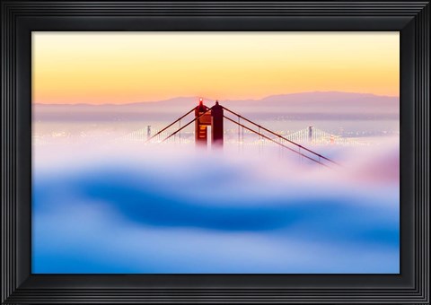 Framed Across the Bay Print