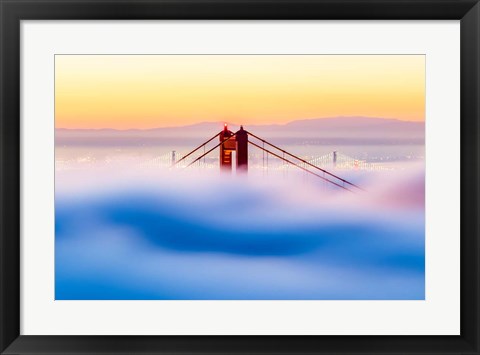 Framed Across the Bay Print