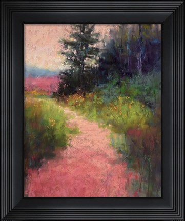 Framed Magenta Print