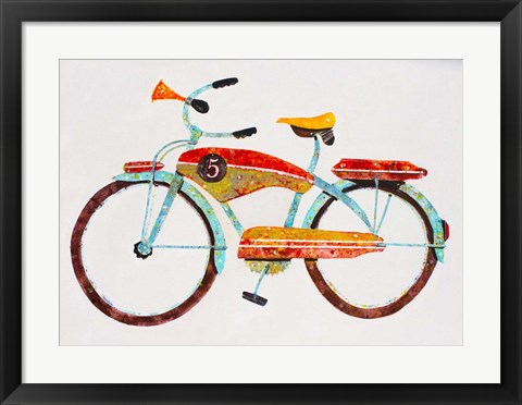 Framed Bike No. 5 Print