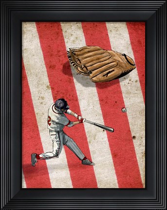 Framed American Sports: Baseball 2 Print