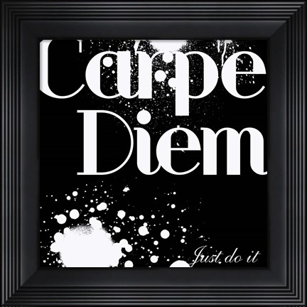 Framed Carpe Diem Print