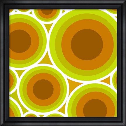 Framed Circles 2 Print