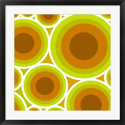 Framed Circles 2 Print