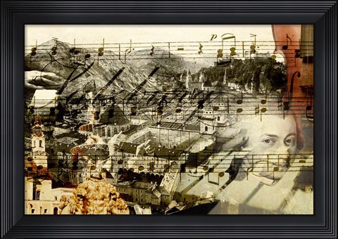 Framed Classical Music Print