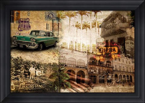 Framed Cuba Print