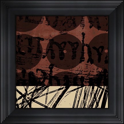 Framed Fibers 1 Print