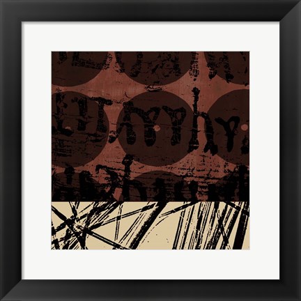 Framed Fibers 1 Print