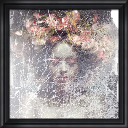 Framed Flower Crown Print